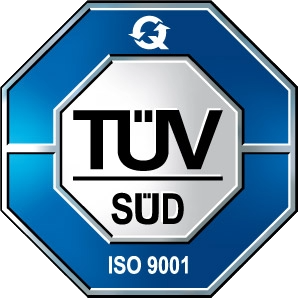 TÜV SÜD ISO 9001 Certified